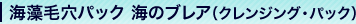 海藻毛穴パック 海のブレア（クレンジング･パック）